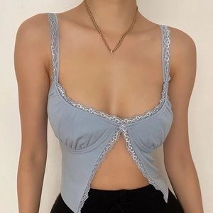Blue Lace Tank top
